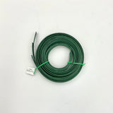 Jade Green - 1/2" Flat - Dyed Reed (1/4 lb coil)