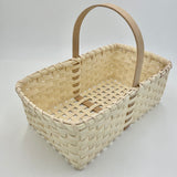 Market Basket with D Handle Basket Pattern