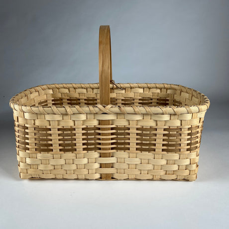 Market Basket with D Handle Basket Pattern