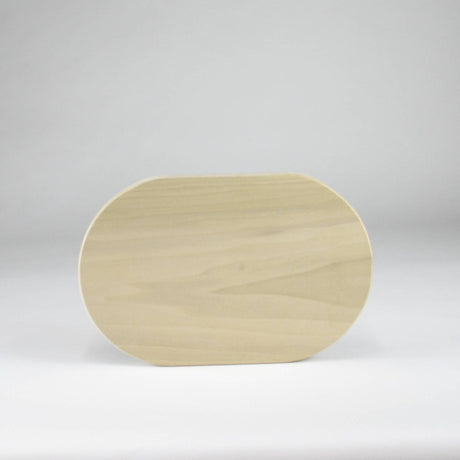 12x8" Oval Wooden Slotted Base
