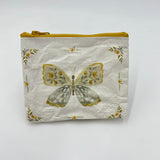 Zipper Pouch with Clips - Butterfly