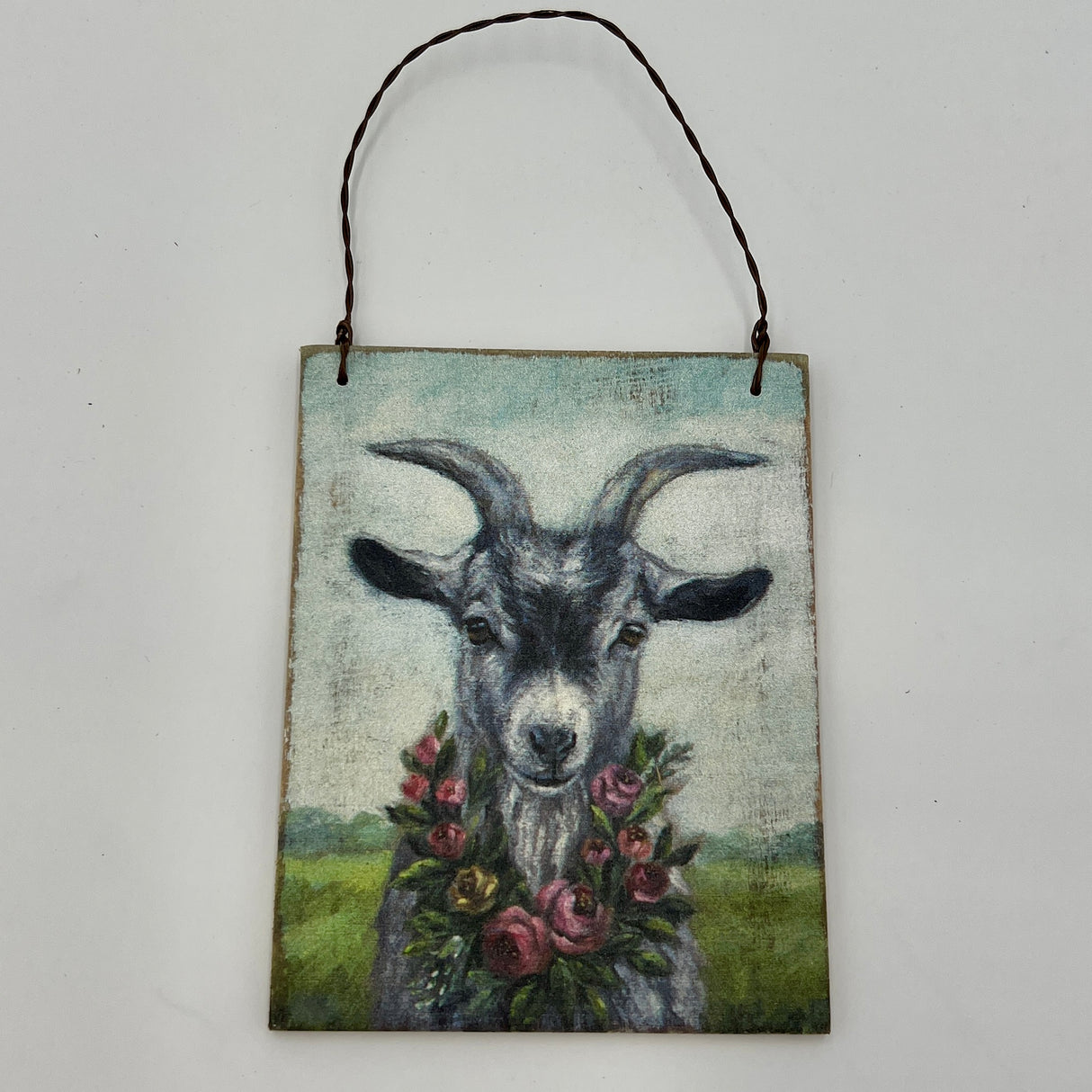 Floral Black Goat Embellishment