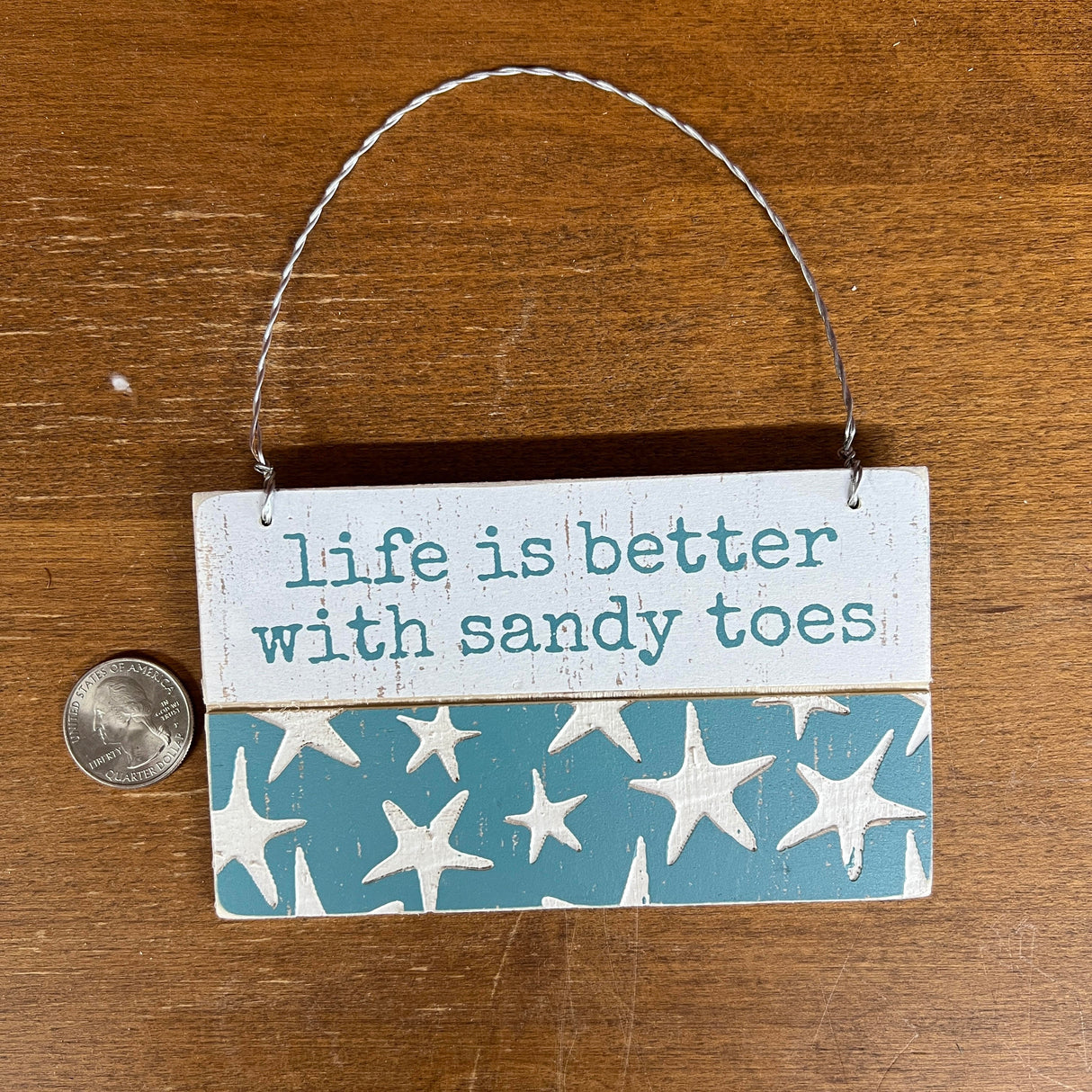 Life is Better with Sandy Toes Embellishment