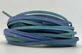 Mediterranean - 1/4" Flat - Variegated/Space Dyed Dyed Reed (1/4 lb coil)