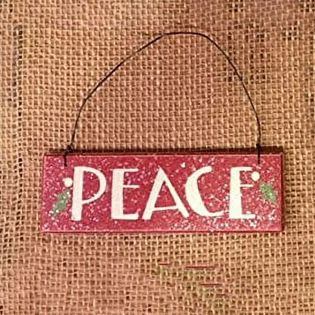 Peace Wooden Embellishment