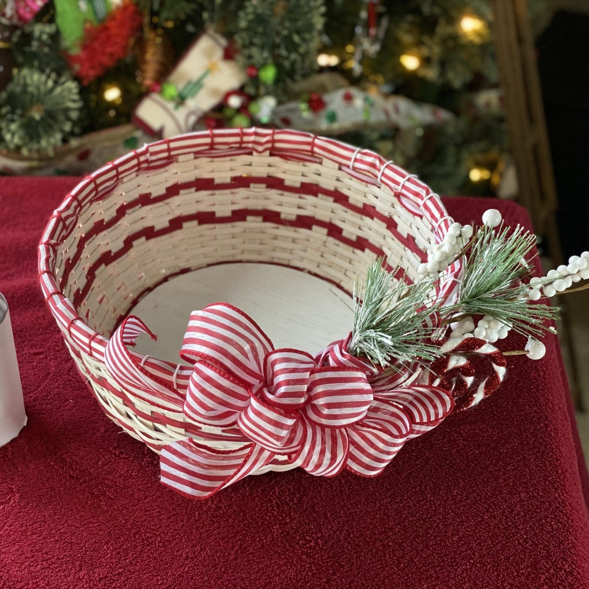 Peppermint Bark Basket Kit