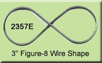 3 inch Figure-8 Wire Shape
