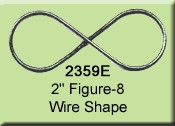 2 inch Figure-8 Wire Shape