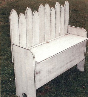 Storage Bench - Woodworking Pattern - SUPPLY IS LIMITED