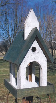 Church Bird Feeder - Woodworking Pattern - SUPPLY IS LIMITED