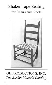 Shaker Tape Seating for Chairs and Stools - Booklet
