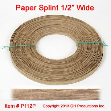 Paper Splint 1/2 inch wide - 1 pound coil