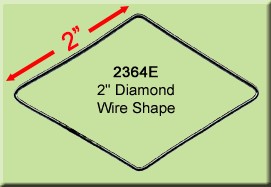 2 inch Diamond Wire Shape
