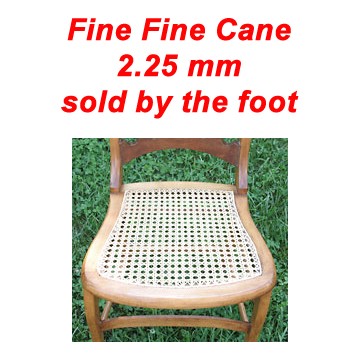 per foot - Fine Fine Cane 2.25 mm - sold by the foot