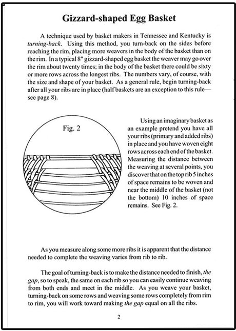 Turning-Back: Techniques for Rib Basket Pattern