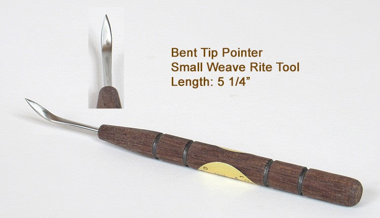 Bent Tip Pointer - Small Weave Rite Tool
