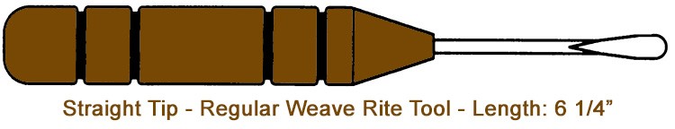 Straight Tip - Regular Weave Rite Tool