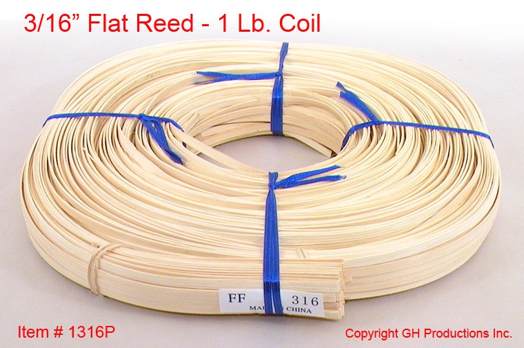 3/16" Flat Reed - 1 lb. coil