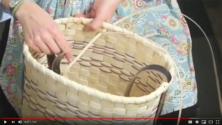 VIDEO - How to Lash a Splint Basket Rim
