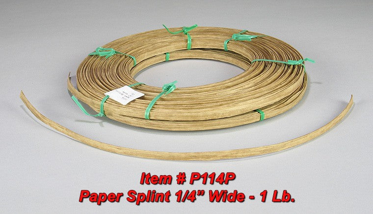 Paper Splint, 1/4 inch wide, 1 pound – Basket Makers Supply
