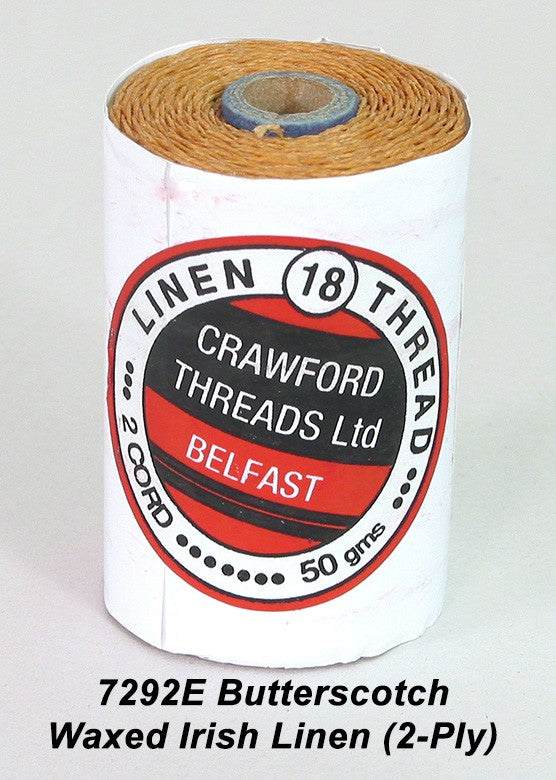 Butterscotch-Waxed Irish Linen 2-ply - Spool