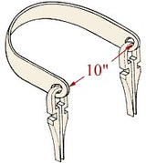 10 inch Swing Handle with Ears - SUPPLY IS LIMITED