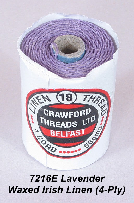 Lavender-Waxed Irish Linen 4-ply - Spool