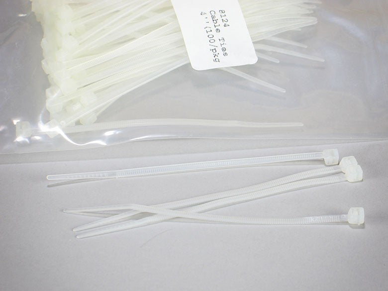 Sold individually - Cable Ties 4" length