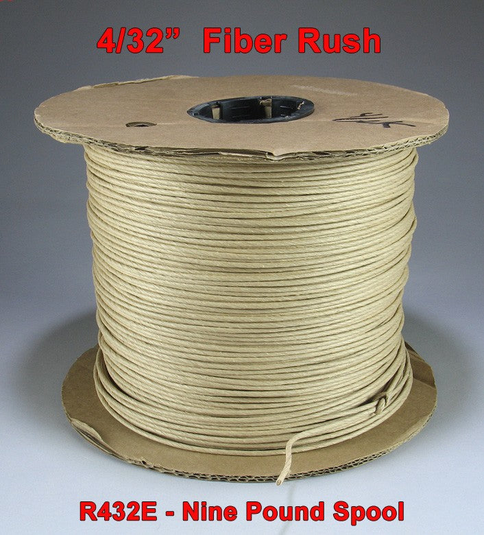 4/32" Fiber Rush Brown - 9-Pound Spool