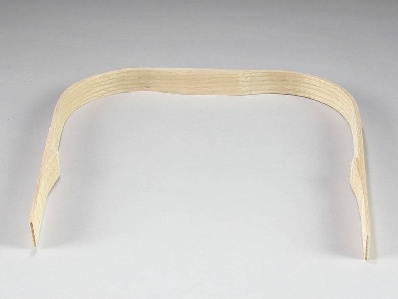 10" Flat Top Wooden Handle with Grip and Shelf Notch