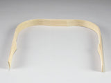 10" Flat Top Wooden Handle with Grip and Shelf Notch