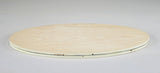 8 x 12 Oval Plywood Slotted Base