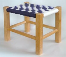 TEMPORARILY OUT OF STOCK - Footstool with Shaker Tape Kit