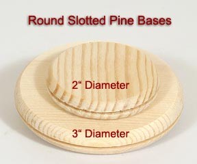 3 inch Round Slotted Base
