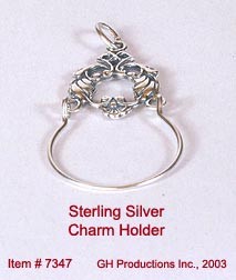 Charm Holder Sterling Silver