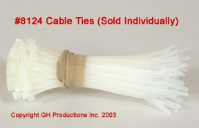 Sold individually - Cable Ties 4" length