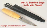 Swedish Sloyd Knife with sheath