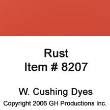 Rust Dye W. Cushing Co.