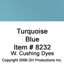 Turquoise Blue Dye W. Cushing Co. -Temporarily Out Of Stock