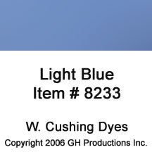 Light Blue Dye W. Cushing Co. - Temporarily Out of Stock