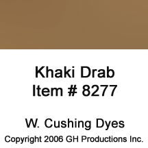 Khaki Drab Dye W Cushing Co