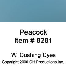 Peacock Dye W. Cushing Co.