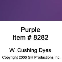 Purple Dye W. Cushing Co.